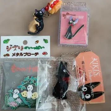 지브리 지지 모노노케 히메 핀 배지 등