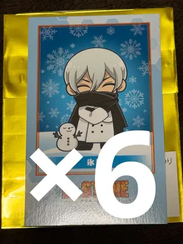 닥터 스톤 눈 축제 미니 캐릭터 폴라로이드풍 카드 빙월 6장