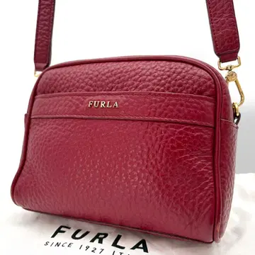 훌라 FURLA 숄더백 릴리 아브릴 가죽 빨간색 레드 계열