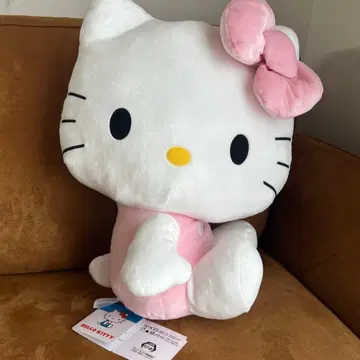 헬로키티 헤이세이 핑크 봉제 인형