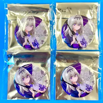 명탐정 프리큐어 극락탕 캔뱃지 4종 세트 모리 아루루카