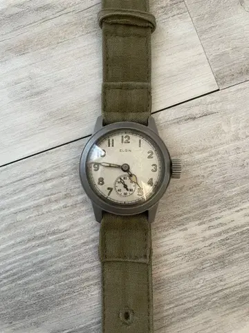 50s us 밀리터리 워치 엘진 빈티지 usarmy