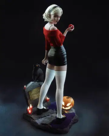 1/6 미도색 미조립 피규어 레진 키트 Sabrina