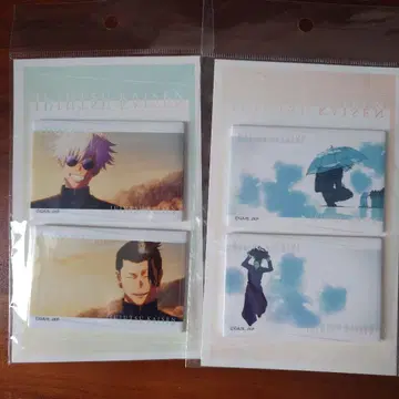 주술회전 스퀘어 캔뱃지 고죠 여름유