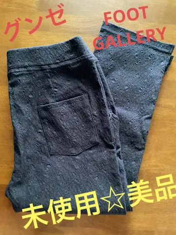 미사용 새상품급 군제 FOOT GALLERY 스트레치 크롭 팬츠