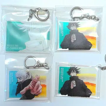 주술회전 원화 키링 아크릴 키링 해변 후시구로 메구미 고죠 사토루