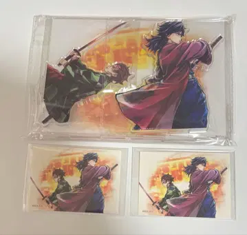 귀멸의 칼날 츠나구 복권 C상 아크릴 스탠드 G상 스티커