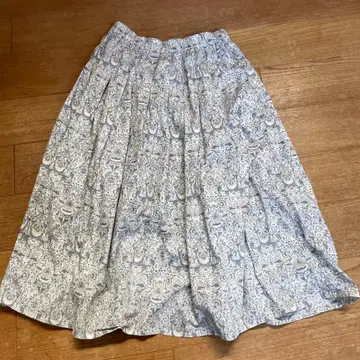 야에카 핸드메이드 로덴 리버티 스커트 내추럴