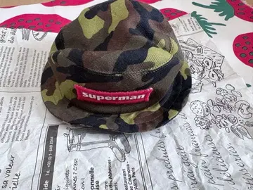 [ 커스텀 브라이스 ] 카모 패턴 Superman 모자