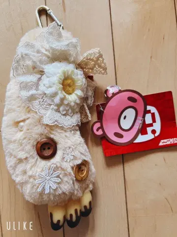 GLOOMY 베이지 퍼 캐릭터 약 20cm