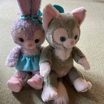 토끼와 고양이 봉제 인형 세트