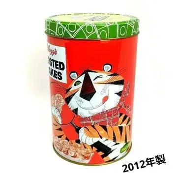 879 켈로그 프로스티드 플레이크스 레트로 캔