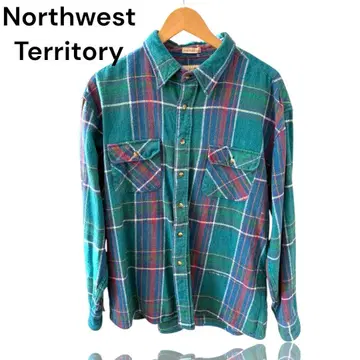 90s Northwest Territory 플란넬 셔츠 알래스카