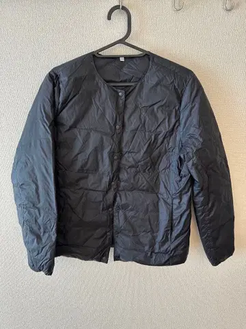 무인양품 경량 다운 노카라 자켓