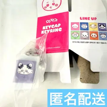 한국 치이카와 (먼작귀) 키캡 키링 홀더 keycap keyring