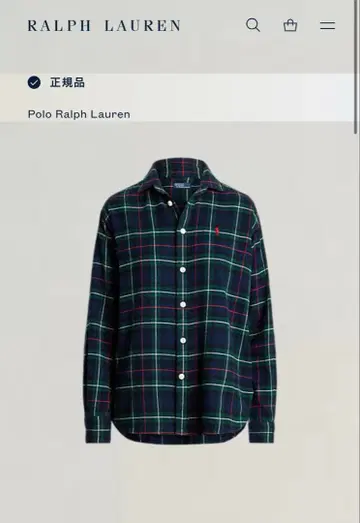 폴로 랄프 로렌 플란넬 셔츠
