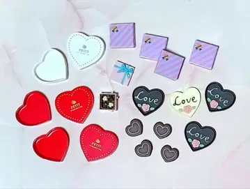 리멘트 푸치 샘플 하트 발렌타인 초코 미니어처 3시의 간식