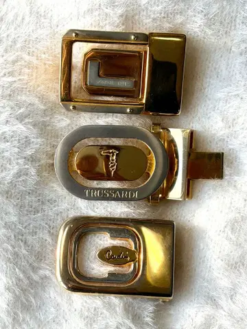 Lancel Pierre Cardin Trussardi 벨트 버클