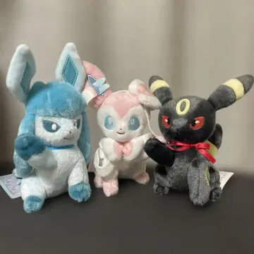 글레이시아 니피아 블래키 봉제 인형 세트 이브이 컬렉션