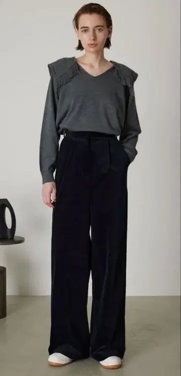 RIM.ARK Corduroy wide PT Navy 36