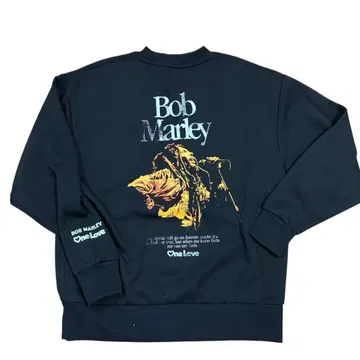 새상품 [ ZION ] 밥 말리 백 프린트 맨투맨 트레이닝복 L 속기모