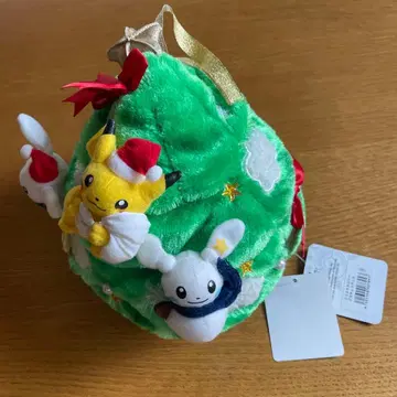 새상품 택 포함 포켓몬 센터 Xmas 트리 피카츄 플러스 마이농