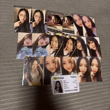NewJeans 하니 트레이딩 카드 18장