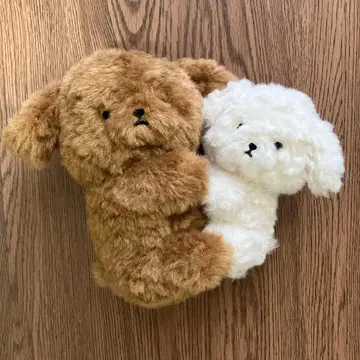모후모 프렌즈 봉제 인형 토이 푸들 다코 푸들