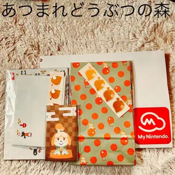 모여봐요 동물의 숲 레터 세트 마이 닌텐도 3점 세트