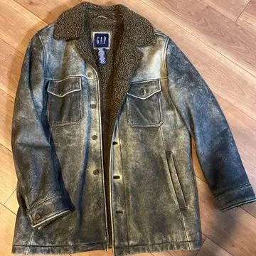 GAP 가죽 아우터 보아 안감