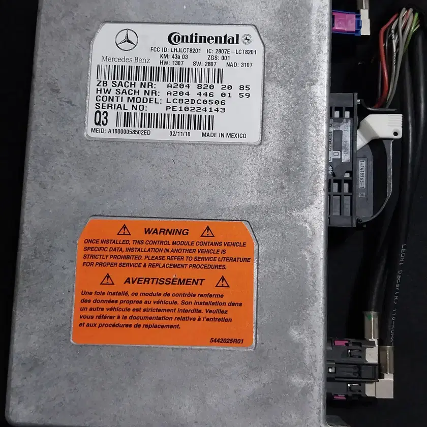 W221 Bluetooth Control Module W204 #W204블루투스,#W221블루투스,#W221전화모듈,#벤츠중고 ...