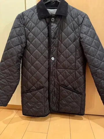 macintosh 퀼팅 코트 남성용