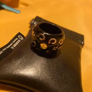 GARNI 블랙 실버 수지 반지 15호