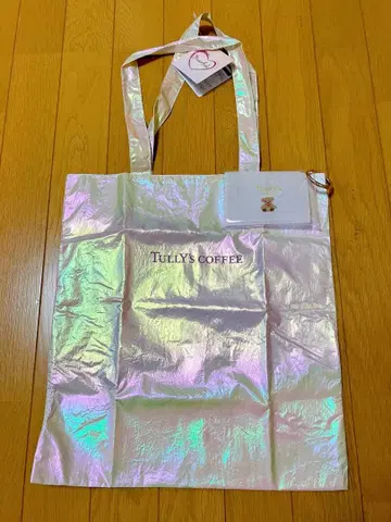 TULLY'S COFFEE 베어풀 파우치 포함 오로라 에코백