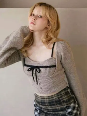 ANDMARY Natalie ribbon set mocha