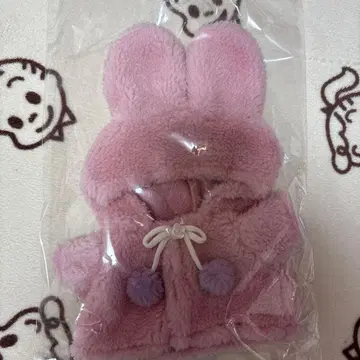 미사용 새상품 플라워 미피 착용 의류 뽀송 케이프 핑크