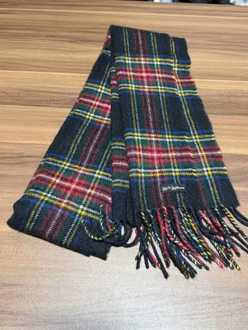 [ Lewis Leathers ] 타탄 체크 머플러 루이스 레더스