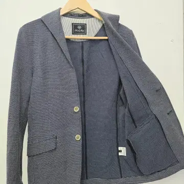 새상품급 남성용 ( MEN'S BIGI ) 블루종 테일러드 트위드 자켓