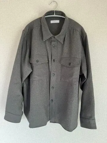 1LDK 스탠드 그레이 긴팔 셔츠