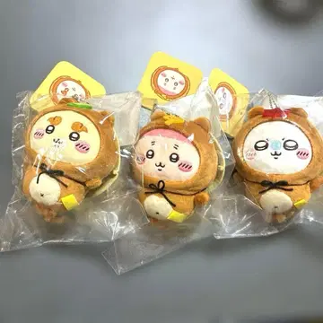 치이카와 (먼작귀) 너구리다몽 복권 C상 마스코트 3개 세트