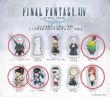파이널 판타지 14 FF14 미니 아크릴 블록 컬렉션 vol.2