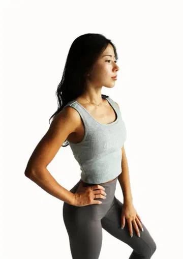 slothies 스쿱넥 립 탱크탑