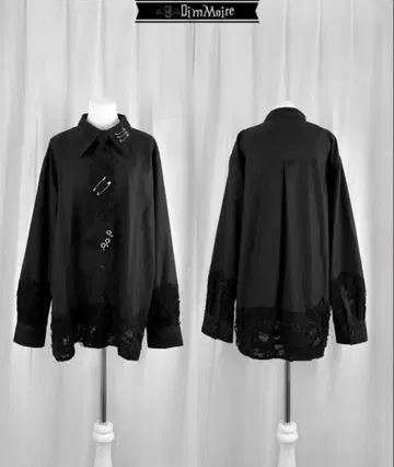 DimMoire Crush Gothic 셔츠 블랙