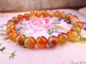 풍요의 돌 마노 팔찌 행복 파워스톤 정화와 치유 타키온