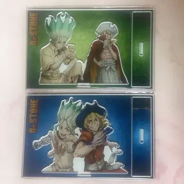 Dr.STONE 아크릴 캐릭터 스탠드 센쿠 & 류수이 Vol.1 2