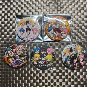 AMPTAKxCOLORS 캔뱃지 세트 5점