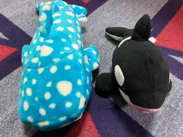 봉제 인형 세트 추라우미 수족관 진베이 상어 스마 수족관 범고래 카이유칸