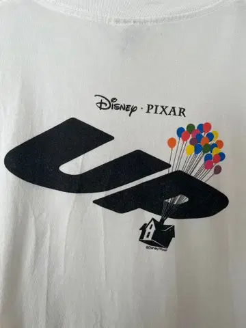 디즈니 픽사 빈티지 업 T셔츠 XL 사이즈