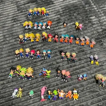 드래곤볼 미니 피규어 세트 키링 가챠가챠