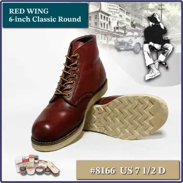 RED WING 6'Classic Round #8166 US7 1/2 D